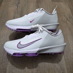 Nike Infinity Tour NEXT% Golf Shoes FD0217-102 Men’s 10.5 White Purple